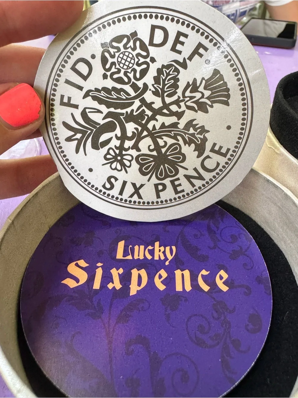 Sixpence watch - perfect gift for a bride
